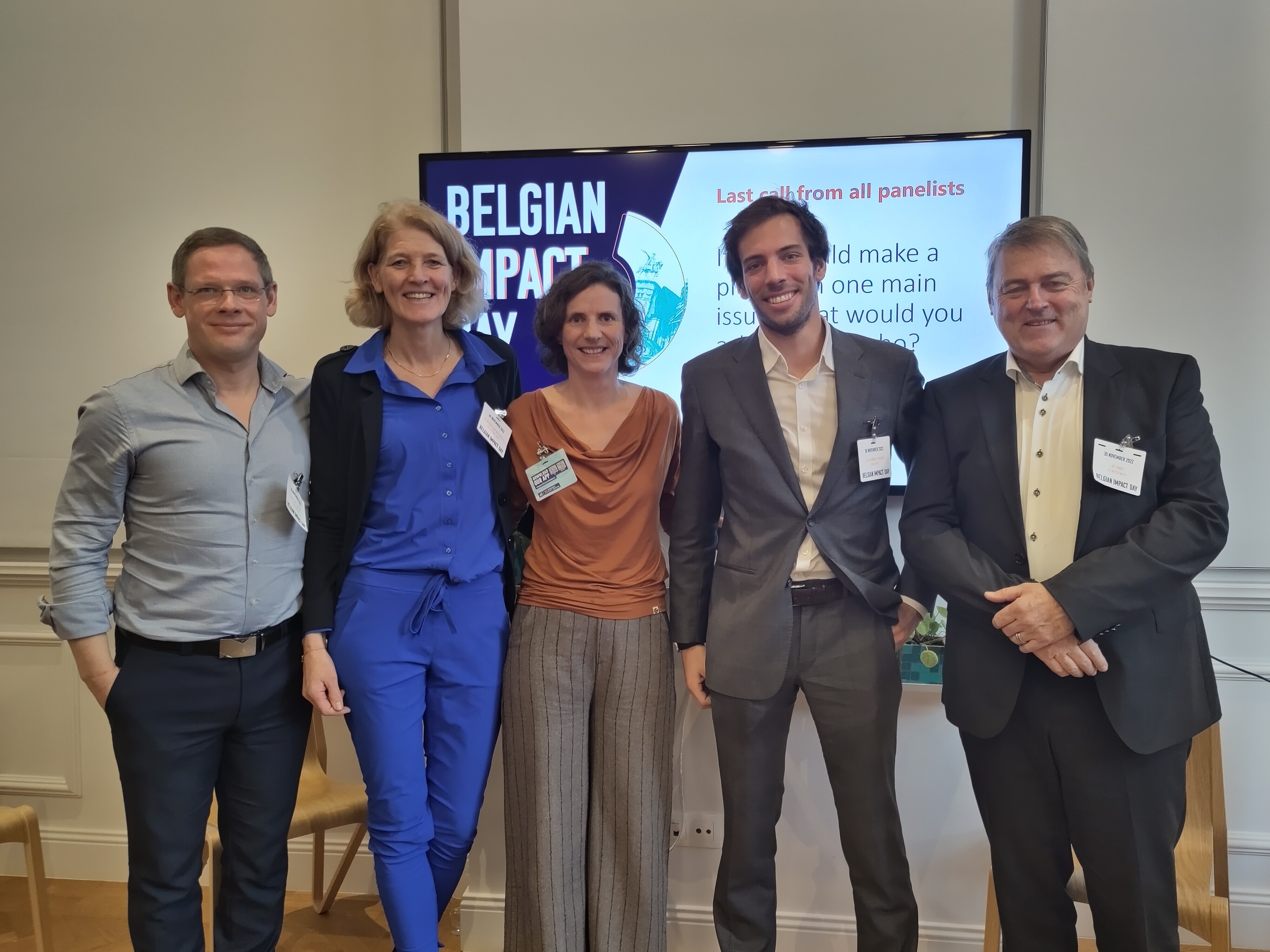 Anneleen op Belgian Impact Day