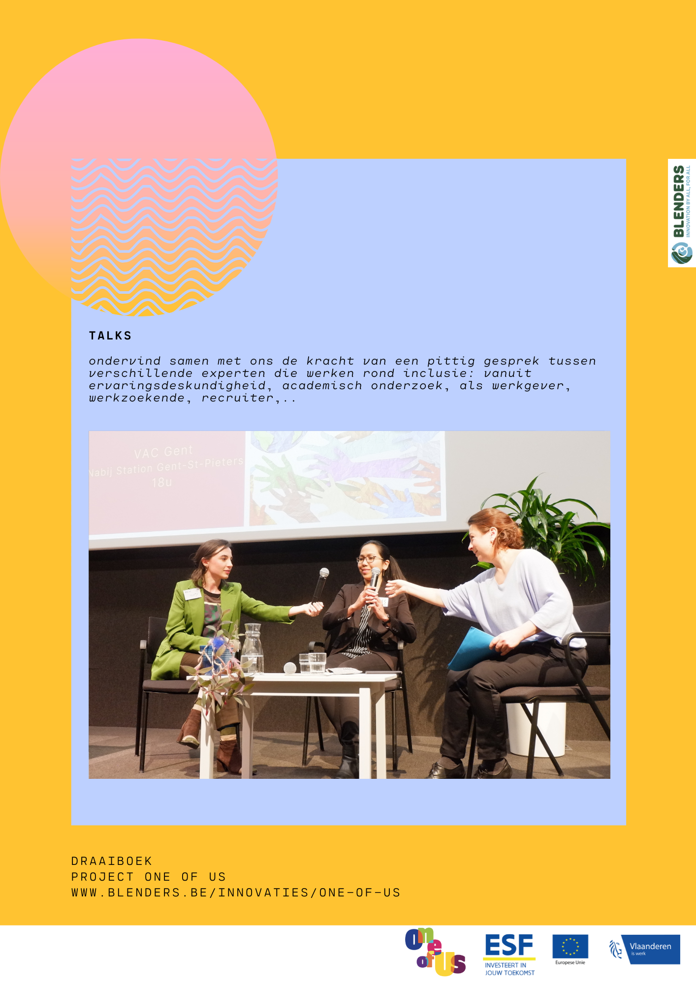 Draaiboek talks voorblad